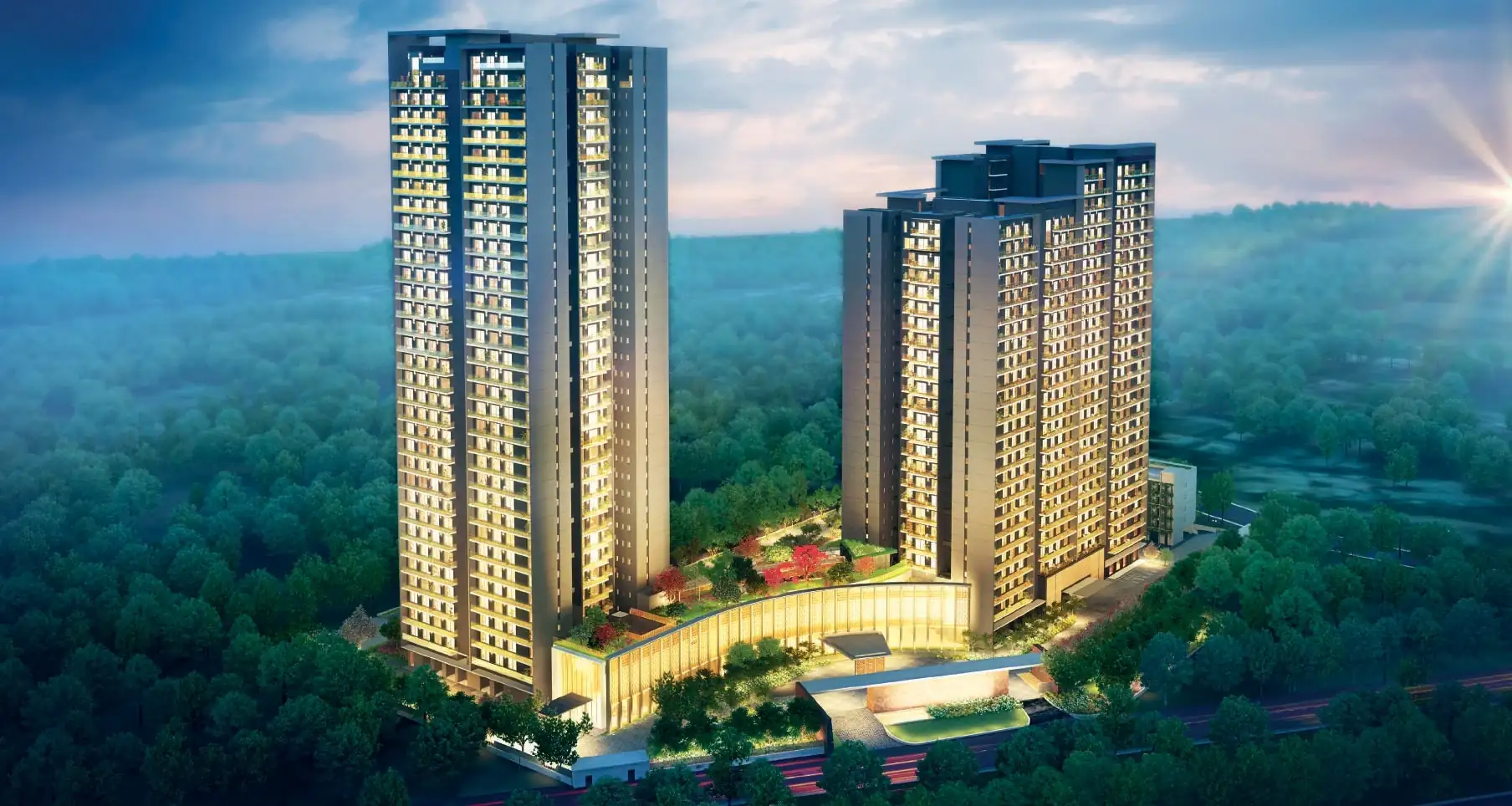 Krisumi Waterfall Residences Sector 36A Gurgaon – Luxury Apartments near Dwarka Expressway